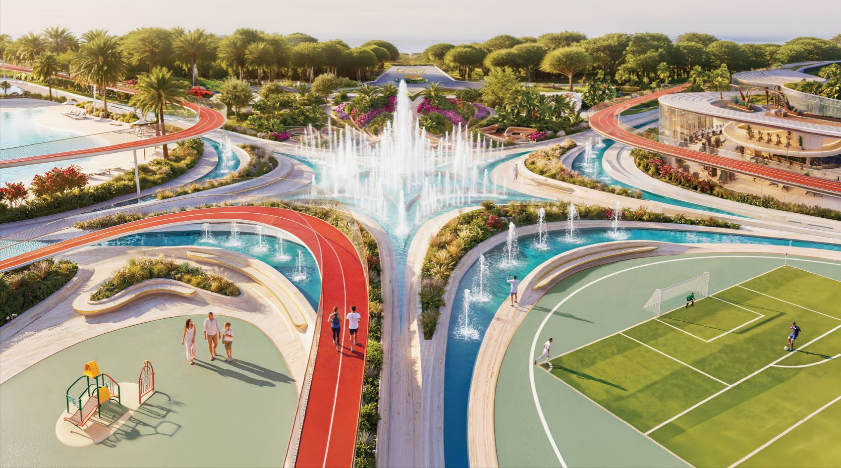 Greenz community and amenities screenshot at 12:09:01